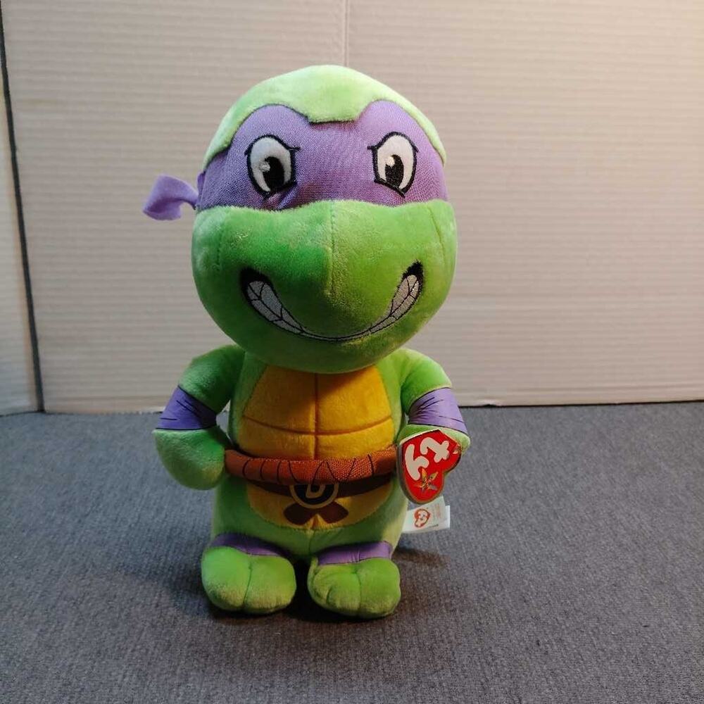 Ty Beanie Buddies Donatello TMNT Plush 2017 w Tags Teenage Mutant Ninja Turtles